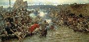 Vasily Surikov Conquest of Siberia by Yermak France oil painting artist
